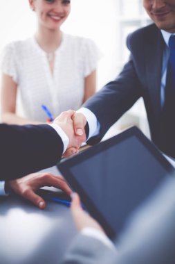 El sallayarak, bir buluşma terbiye iş adamları. İş adamları