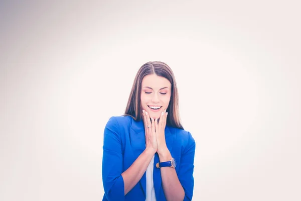 Portrait de femme souriante caucasienne attrayante — Photo