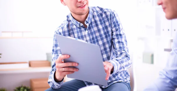 Business people talking on meeting at office — Stock Photo, Image