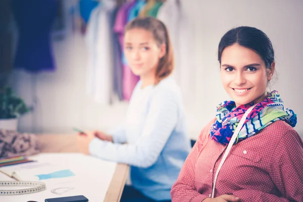 Young fashion designer working at studio. — Stock Photo, Image