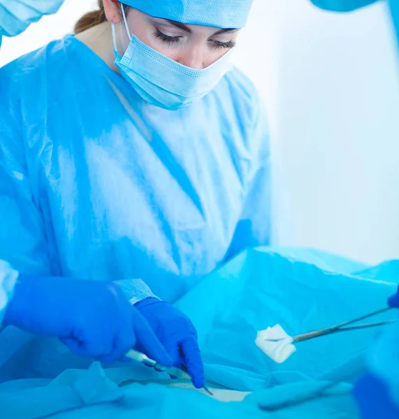 Squadra di chirurgia in sala operatoria — Foto Stock