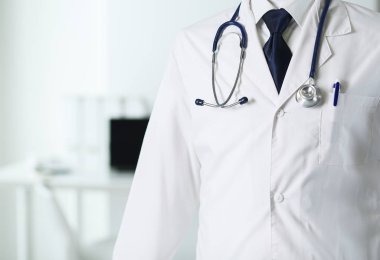 Hastanedeki doktor. Hastanede.