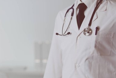 Hastanedeki doktor. Hastanede.