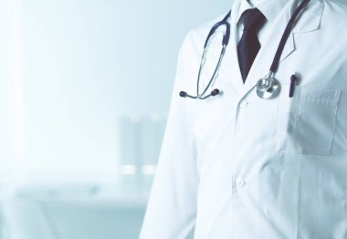 Hastanedeki doktor. Hastanede.