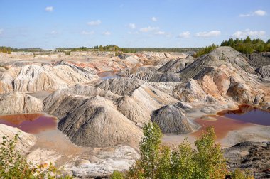 Urallar 'daki Rocky Dağı manzarası