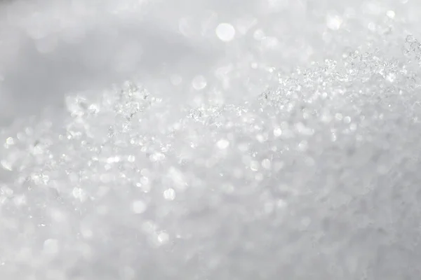 白銀の雪の背景 — ストック写真