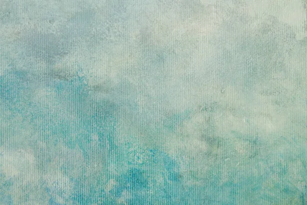 Blauwe grungy canvas achtergrond of textuur — Stockfoto