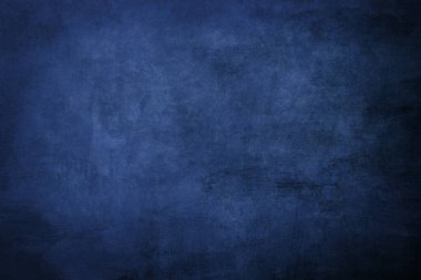 Koyu mavi grungy sıkıntılı tuval arka plan 