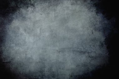 Eski mavi duvar kirli arka plan veya koyu vignette bo ile doku