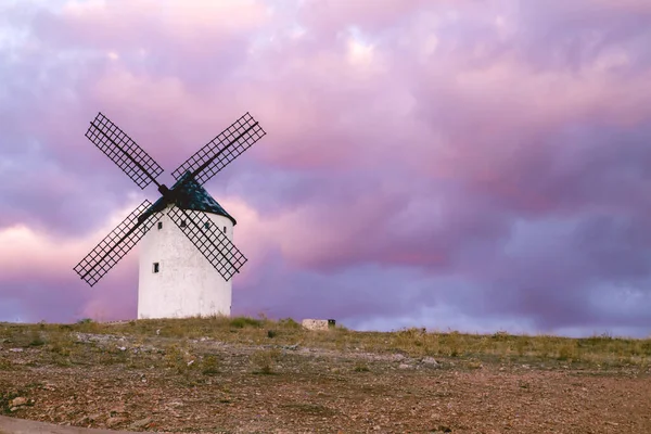 Gamla Väderkvarnen Alcazar San Juan Spanien — Stockfoto