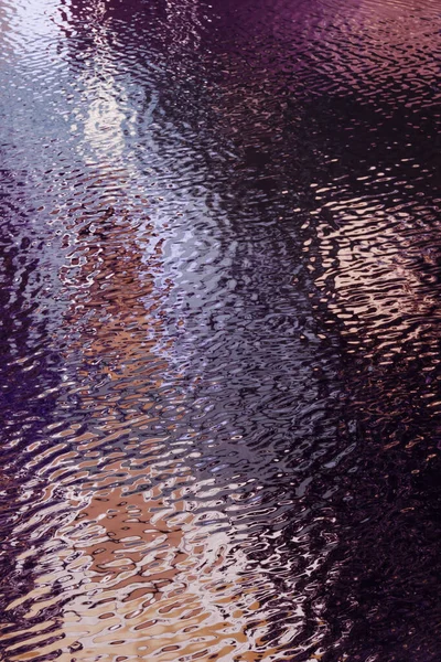 Reflecties Water Abstracte Achtergrond — Stockfoto