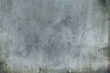 Eski mavi kirli duvar arkaplanı veya dokusu 