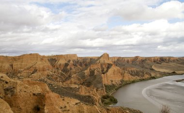 Tagus nehir havzasındaki kanyonlar, Barrancas de Burujon 'daki manzara