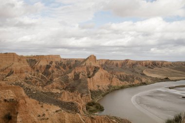 Tagus nehir havzasındaki kanyonlar, Barrancas de Burujon 'daki manzara