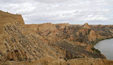 Tagus nehir havzasındaki kanyonlar, Barrancas de Burujon 'daki manzara