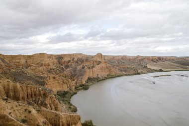 Tagus nehir havzasındaki kanyonlar, Barrancas de Burujon 'daki manzara