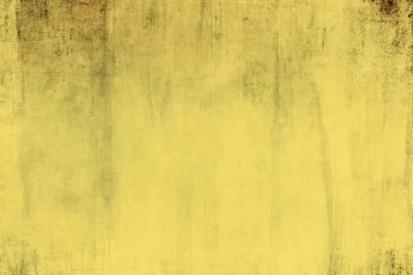Velho Fundo Parede Amarelo Grungy Textura — Fotografia de Stock