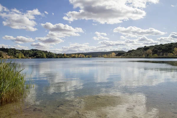 Lagunas Ruiedera Doğal Parkı Nda Sonbahar Manzarası — Stok fotoğraf