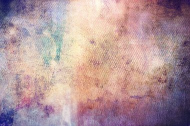 tuval dokusunda renkli grunge arkaplanı 
