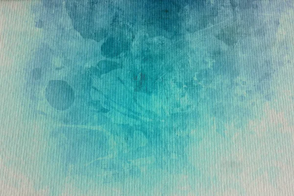 Lukisan Kanvas Biru Abstrak — Stok Foto
