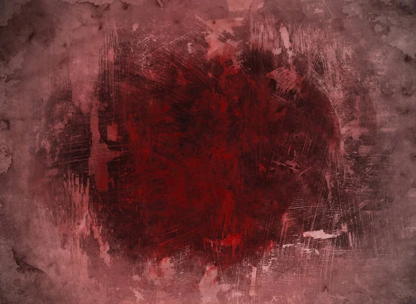 Rode Abstracte Textuur Achtergrond Met Krassen Vuil Spatten — Stockfoto