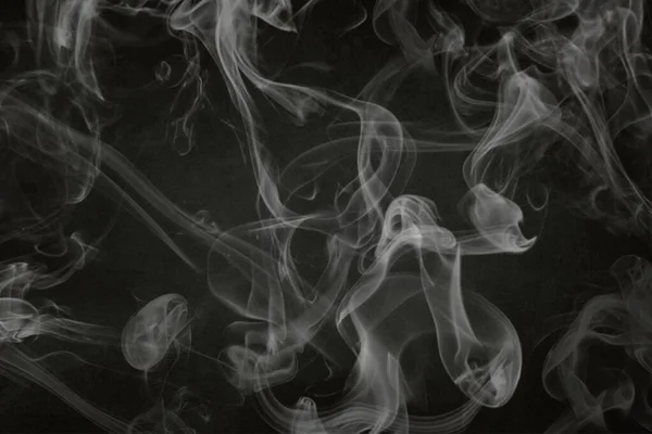 Smoke Black Background — Stock Photo, Image