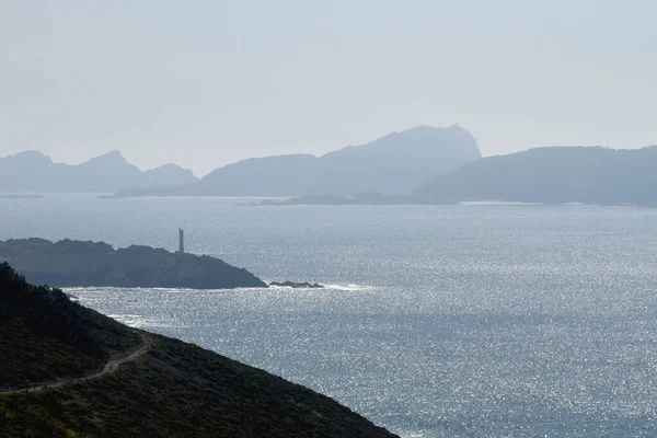 Cabo Home Cies Eilanden Uitzicht Casgas Del Morrazo Rias Baixas — Stockfoto
