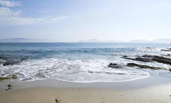 Παραλία Melide Στην Pontevedra Ισπανία — Φωτογραφία Αρχείου