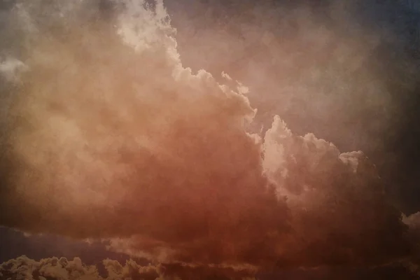 Вінтажне Небо Хмарами — стокове фото