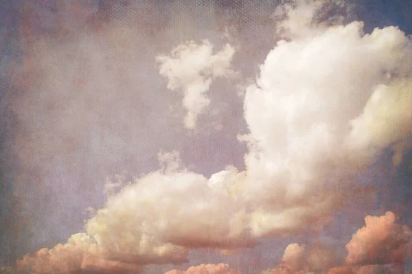 Epic Sky Canvas Texture — Stock Photo, Image