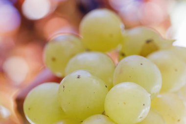 Bir sürü taze üzüm detayı.