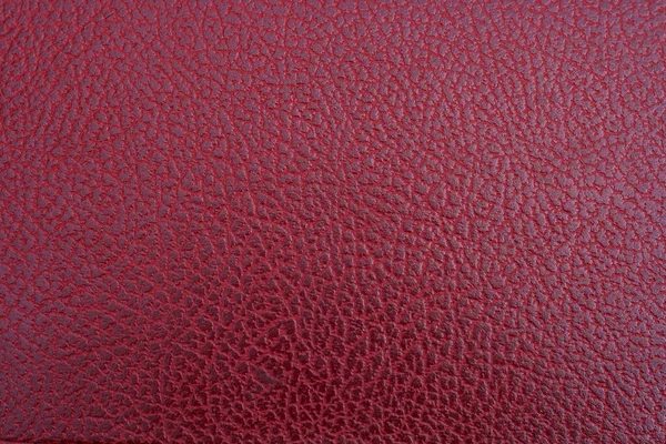 Fundo Couro Vermelho Textura — Fotografia de Stock