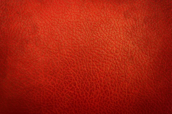 Fundo Couro Vermelho Textura — Fotografia de Stock