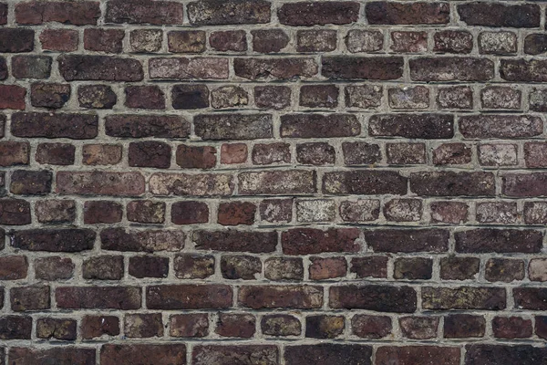 Старая Кирпичная Стена Крупным Планом — стоковое фото
