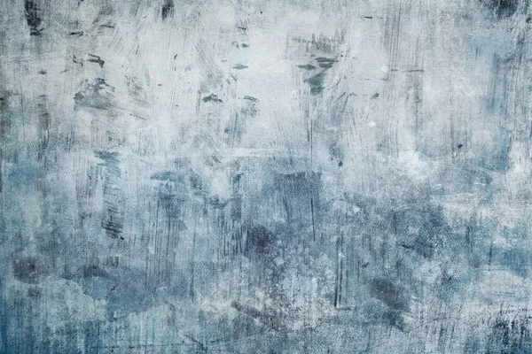 Peinture Bleue Éclaboussée Sur Toile Fond Texture Grunge — Photo
