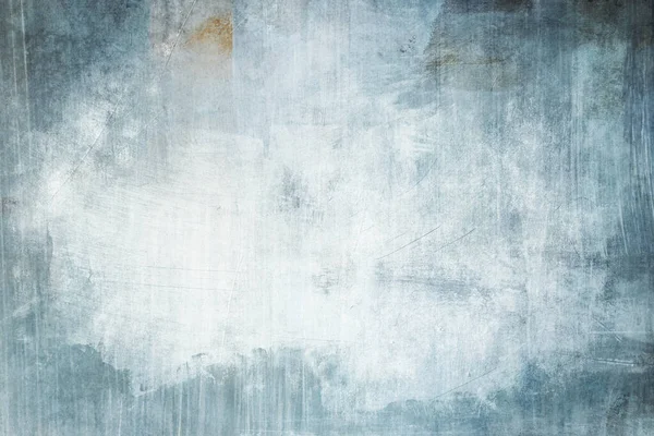 Blå Grunge Målning Glas Bakgrund Eller Konsistens — Stockfoto