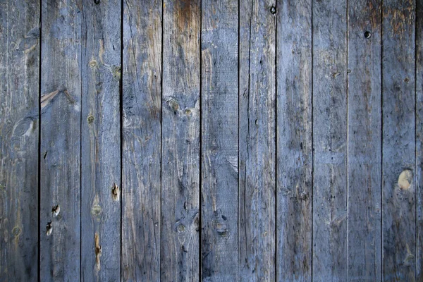 Staré Modré Dřevěné Prkna Zeď Pozadí — Stock fotografie