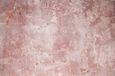 Pembe boyanmış eski duvar