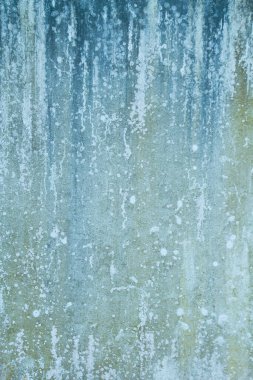 Eski mavi duvar arkaplanı veya dokusu 