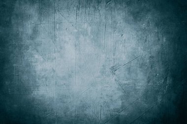 mavi grunge arkaplan veya koyu vignette kenarlıklı doku ve