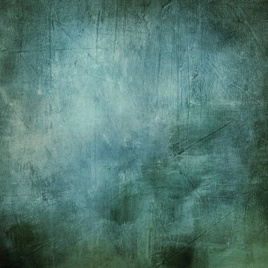 grunge mavi tuval arkaplan veya doku