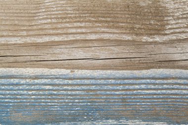 Sıkıntılı mavi boyalı eski ahşap yüzey