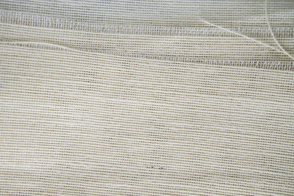 Detail Ložního Prádla Hessian Tkaniny — Stock fotografie