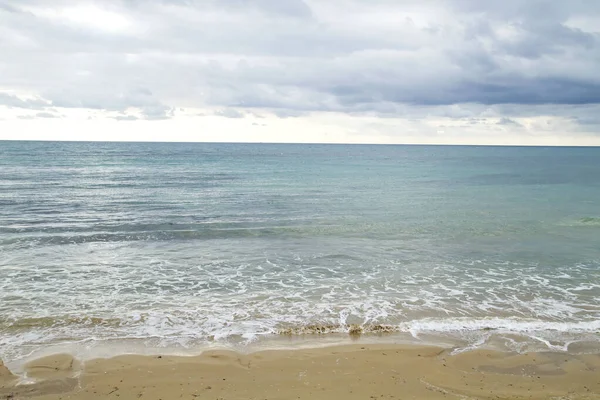 Синя Бірюзова Кольорова Вода Середземному Морі — стокове фото