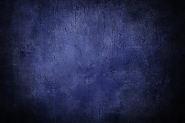 Grunge Mavi Arkaplan Veya Koyu Vignette Kenarlıklı Doku — Stok fotoğraf
