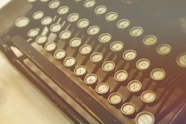 Detail Old Antique Typewriter — Stock Photo, Image