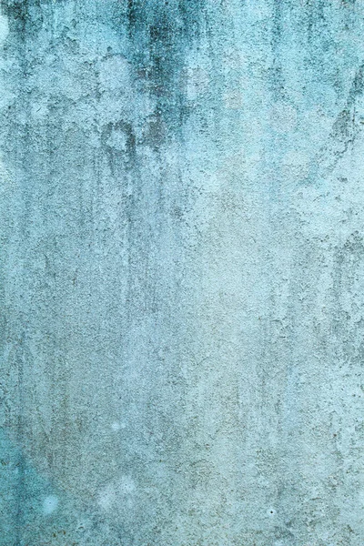 旧悲伤的蓝色墙背景 — 图库照片