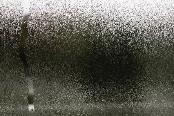 窗上的凝聚态液滴 抽象背景 — 图库照片