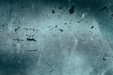 Eski mavi duvar arkaplanı veya dokusu 