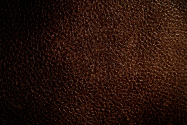 Koyu Kahverengi Deri Arkaplan Veya Doku — Stok fotoğraf